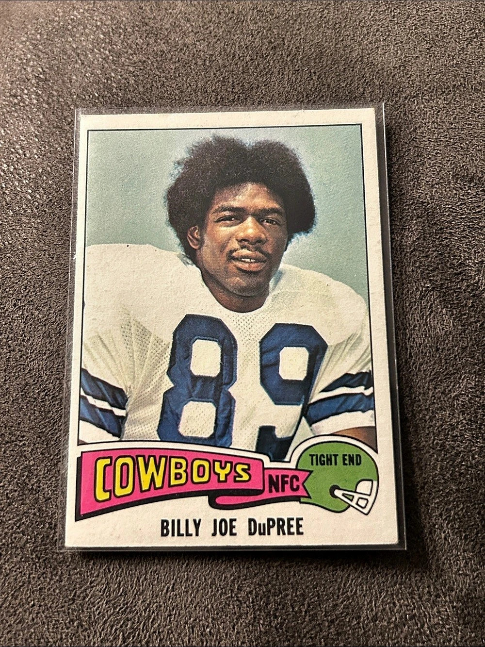 1975 Topps Football Card Billy Joe Dupree Cowboys #311